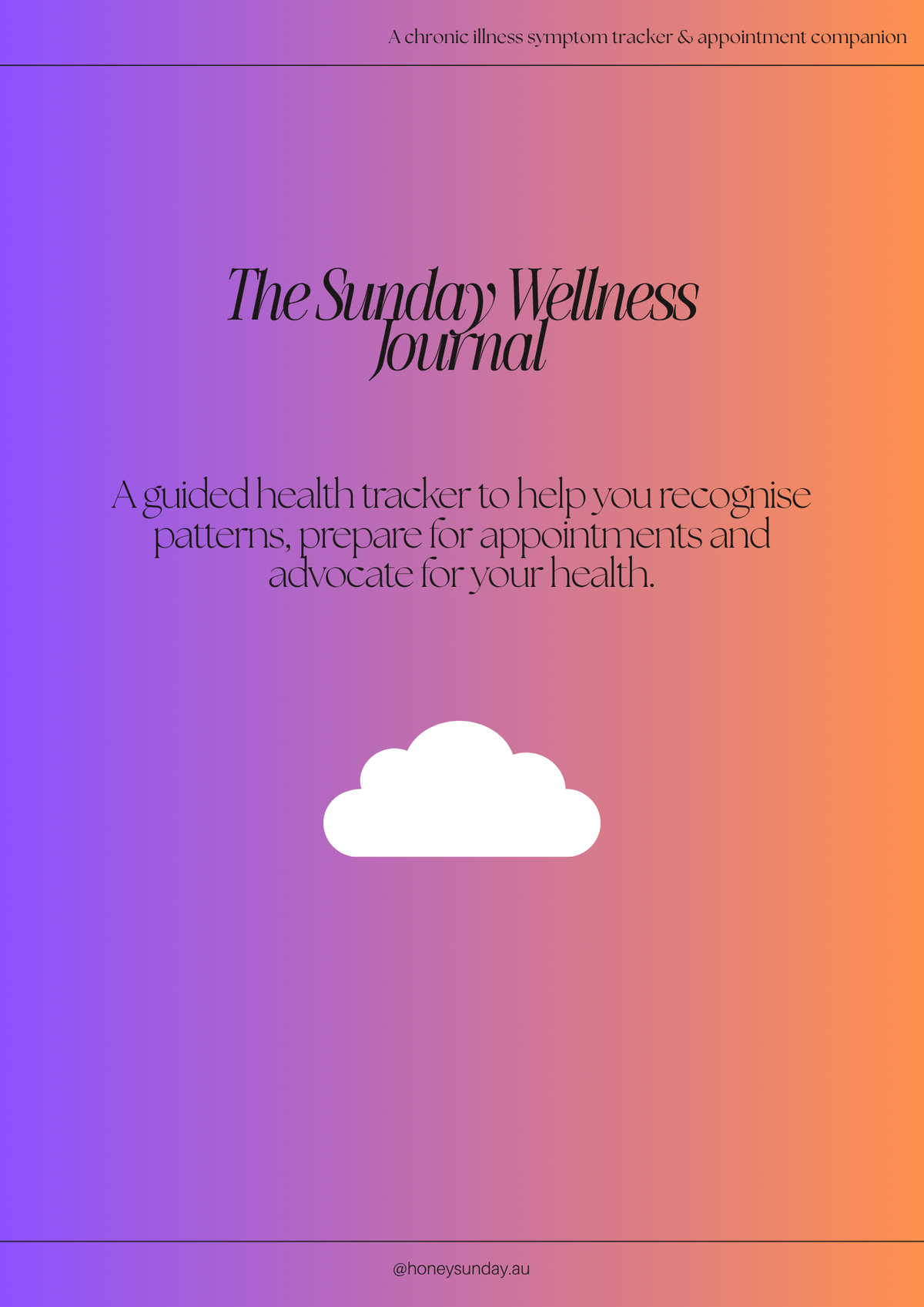 The Sunday Wellness Journal  - Digital download
