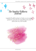 The Sunday Wellness Journal Glitter  - Digital download