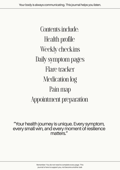 The Sunday Wellness Journal  - Digital download